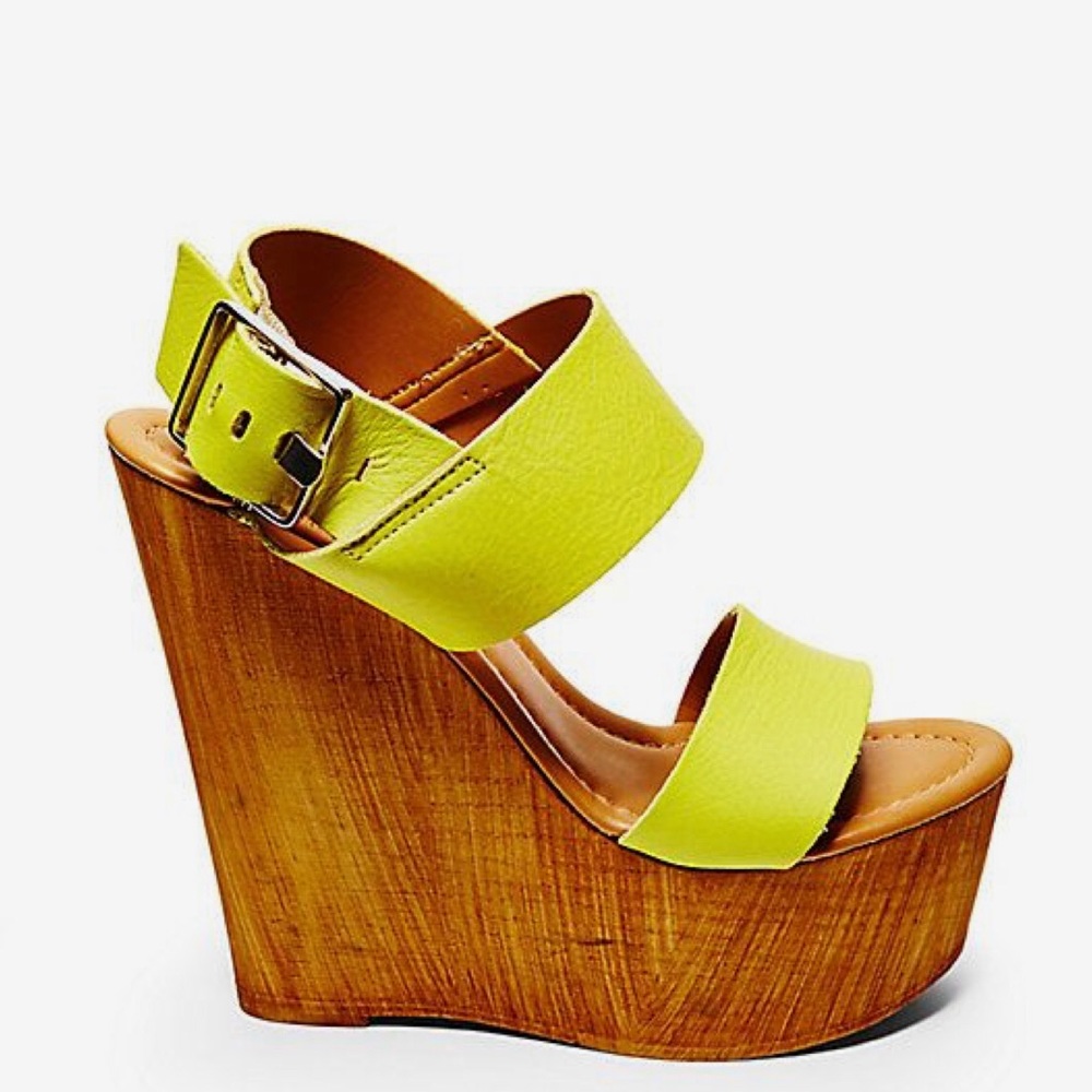 Steve Madden Italian Leather Wedges
